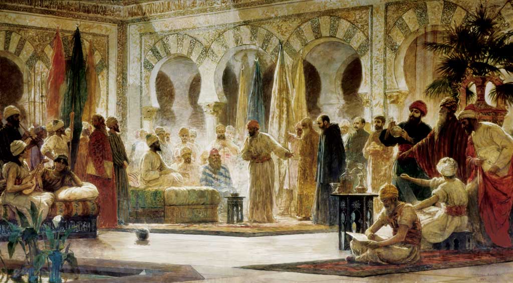 Court in The Alhambra palace is showcased in The Tyer of Ties